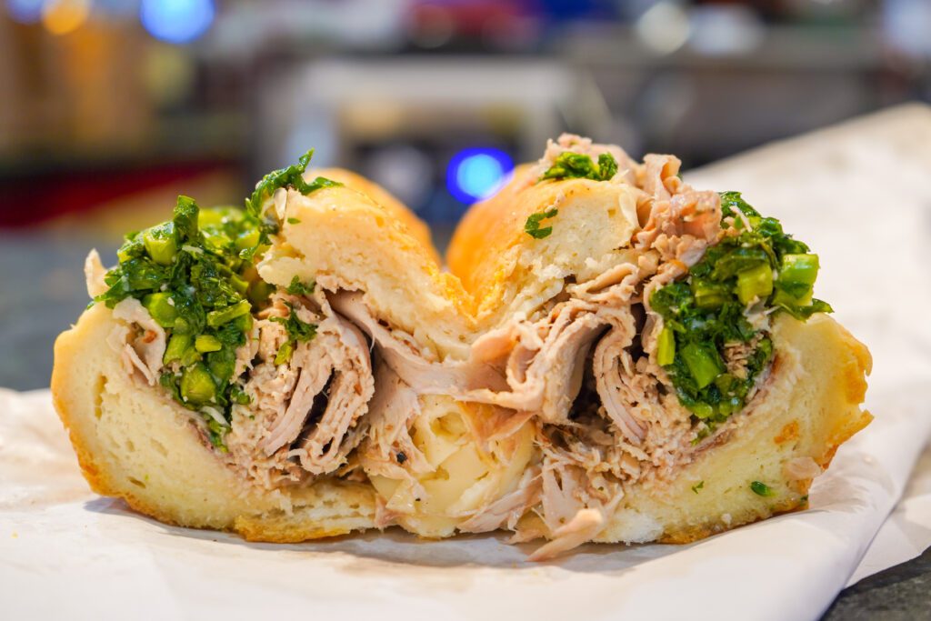 Roast Pork Sandwich at Reading Terminal Market