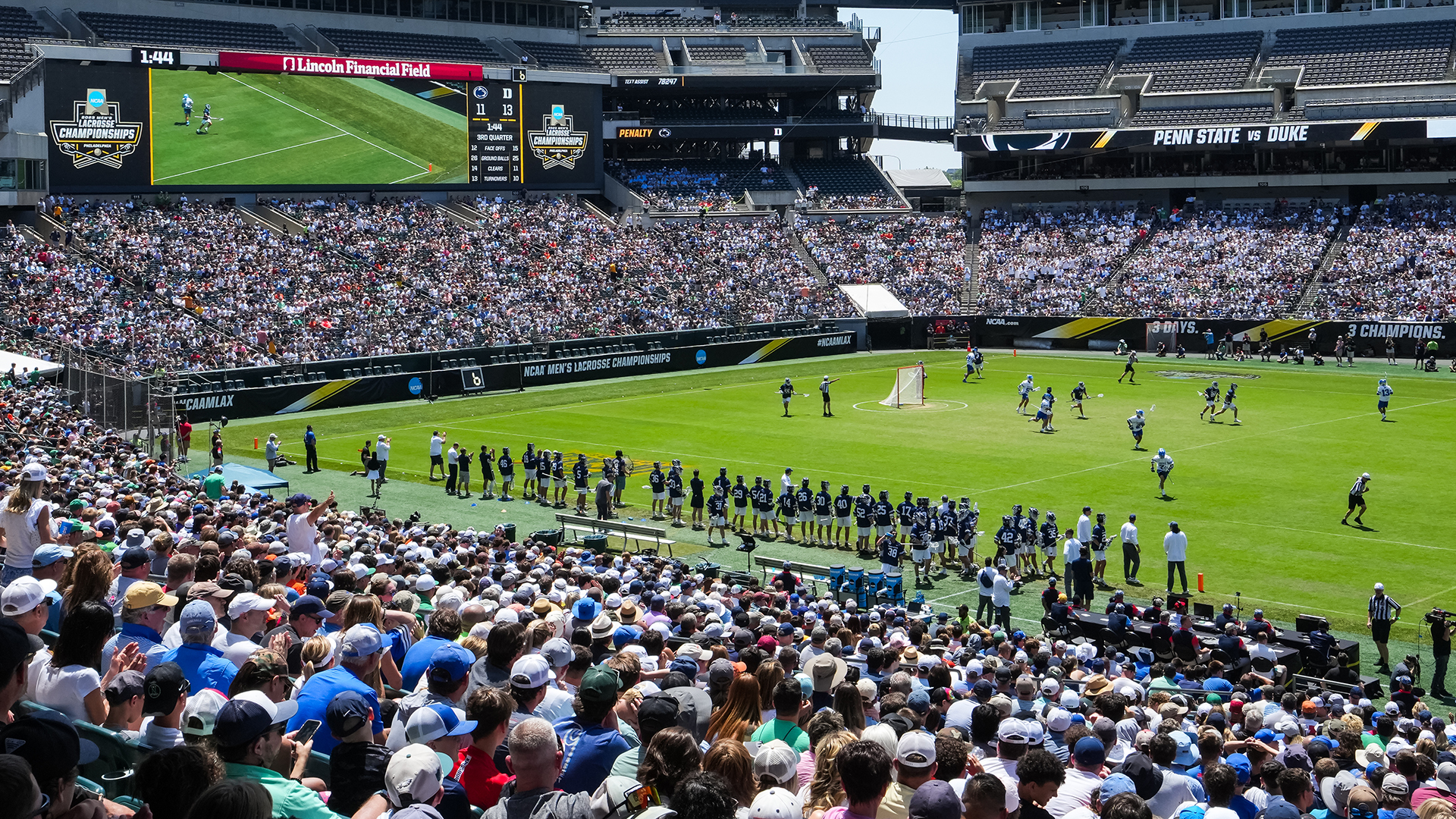 Lincoln Financial Field during the 2023 NCAA Lacrosse Championships